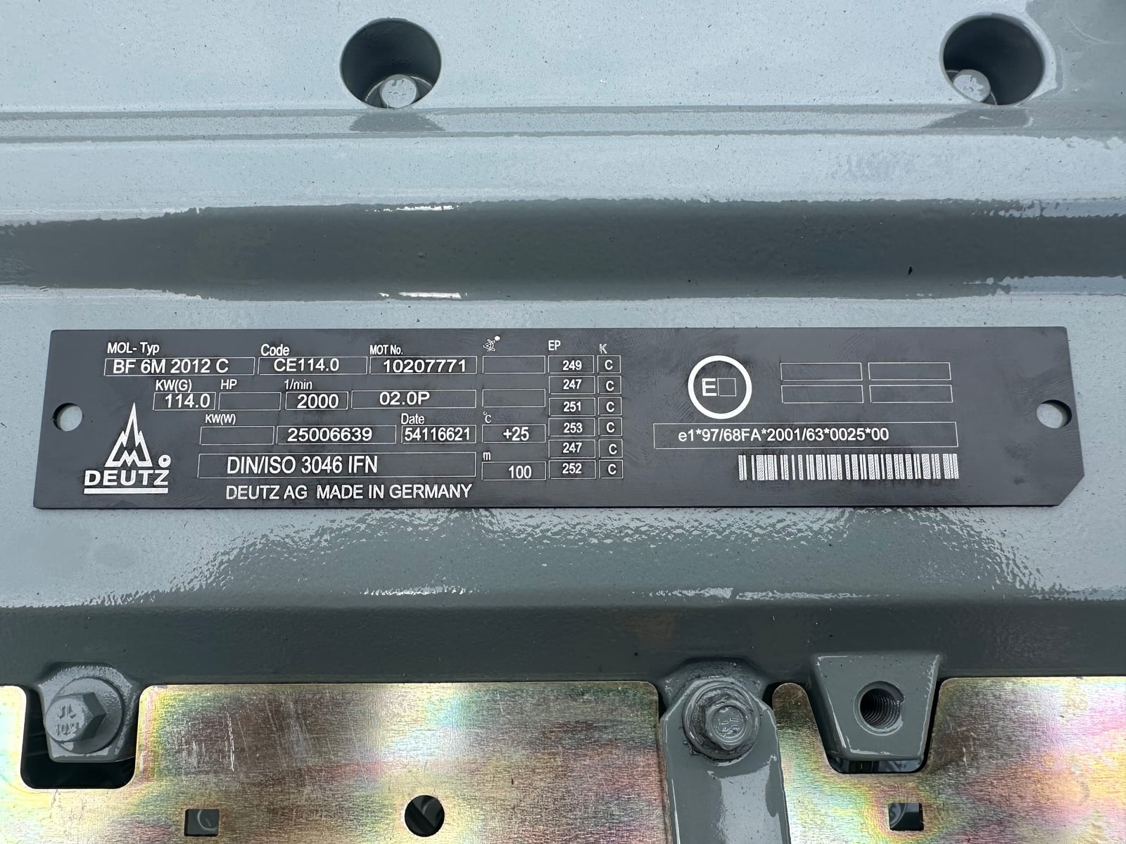 How to Send Engine Nameplate Information for Replacement Matching