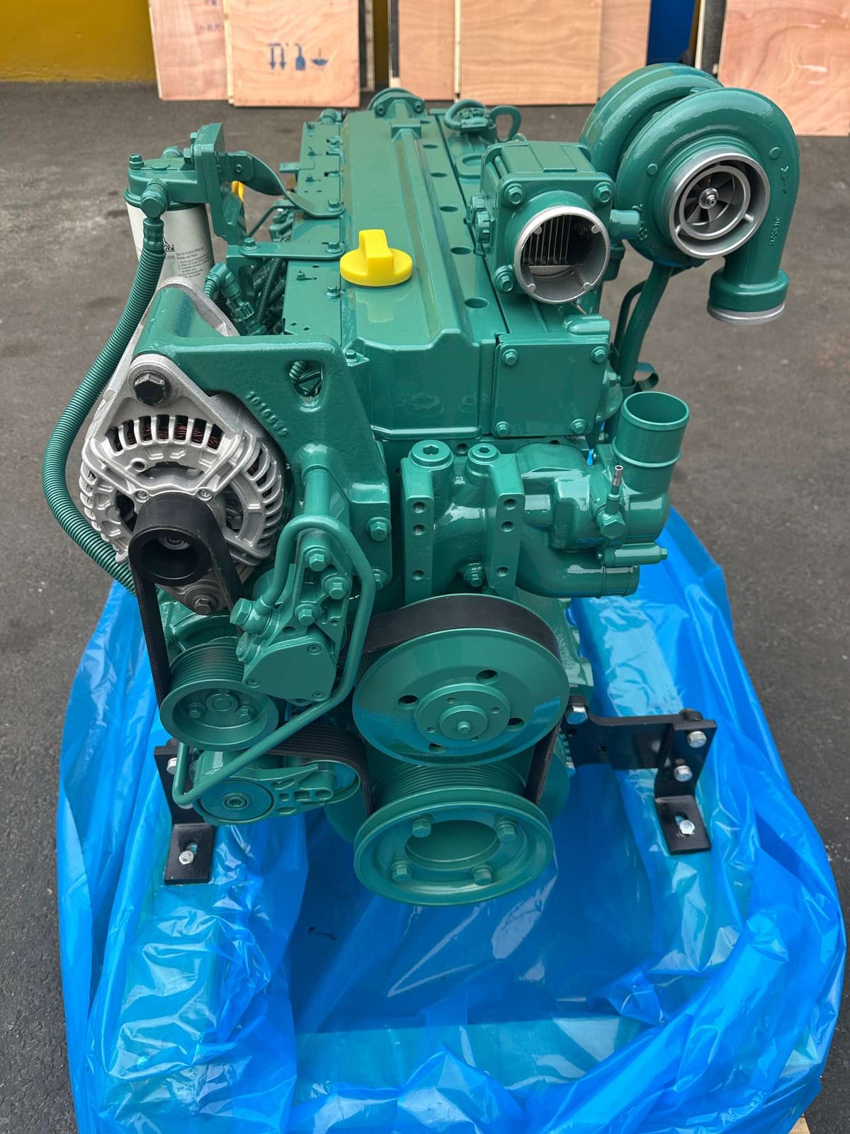 Volvo D6D 实机照片