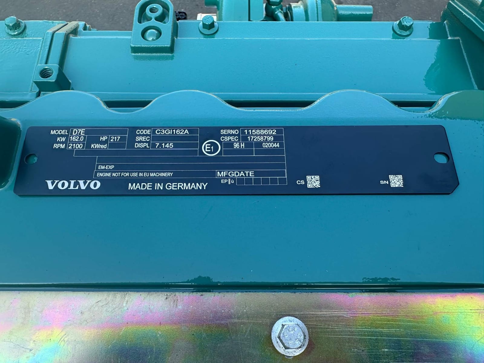 Volvo D7E · L120GZ 装载机版本 实机照片